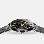 OLEVS Women's Watch Luxury Dress Rose Gold Women Slim Thin Lightweight Watch Stainless Steel Mesh Watches Fashion Waterproof Ladies Wrist Watch Black White Blue Face,Adjustable Bracelet - Image 3